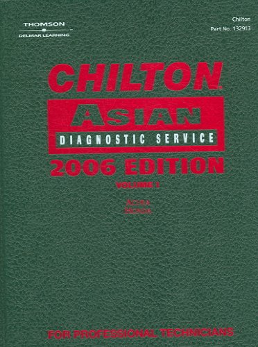 9781418032128: Chilton Asian Diagnostics, 2006 Edition: 3 Volume Set (Chilton Asian Diagnostic Service Manuals)