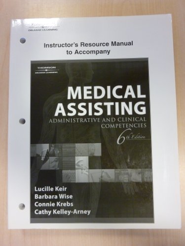 Imagen de archivo de Medical Assisting-Administrative and Clinical Competencies-Instructor's Resource Manual a la venta por ThriftBooks-Dallas