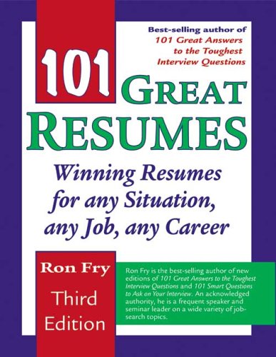 9781418040024: 101 Great Resumes