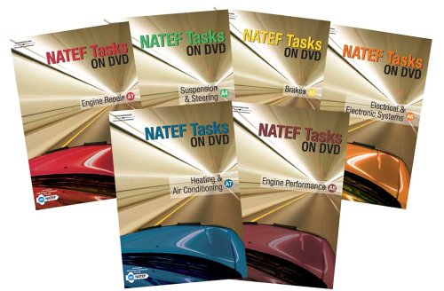 NATEF Tasks on 6 DVD's (9781418040772) by Delmar, Cengage Learning