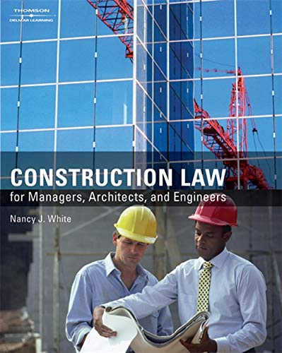 9781418048471: Construction Law for Managers, Architects, and Engineeers