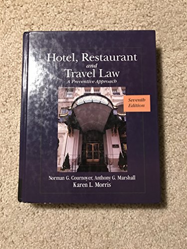 Beispielbild fr Hotel, Restaurant, and Travel Law, 7th Edition zum Verkauf von BooksRun