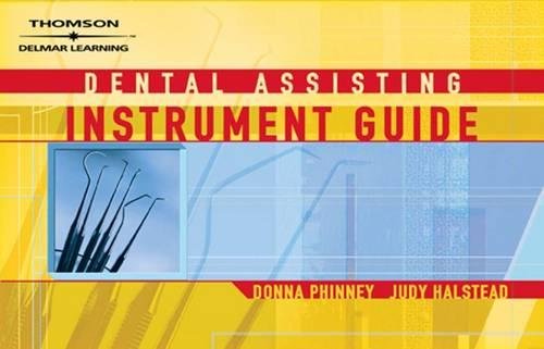 Stock image for Dental Assisting Instrument Guide for sale by Irish Booksellers