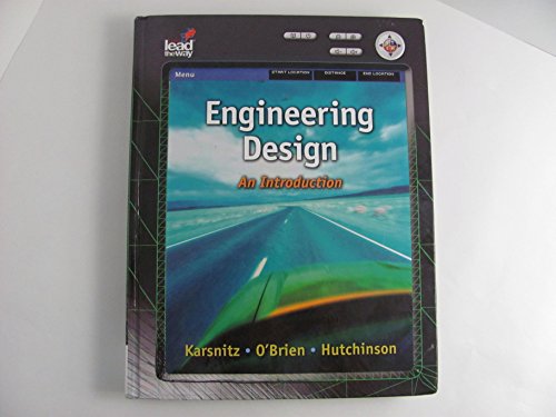 Beispielbild fr Engineering Design : An Introduction zum Verkauf von Better World Books