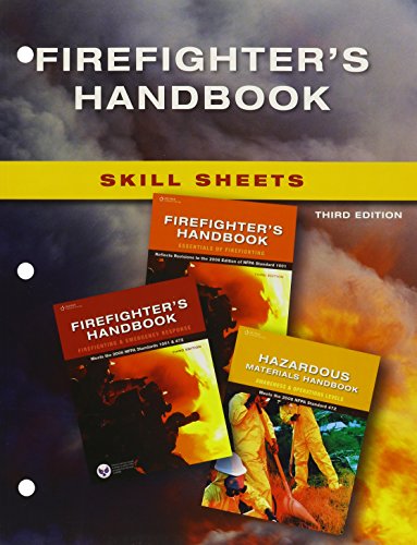 Beispielbild fr Firefighter's Handbook: Skillsheets zum Verkauf von HPB-Red