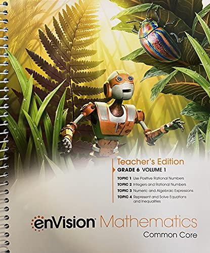 Imagen de archivo de enVision Mathematics; Common Core, Grade 6, Volume 1, Teacher Edition, c. 2021, 9781418269296, 1418269298 a la venta por SecondSale