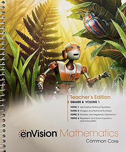Stock image for enVision Mathematics; Common Core, Grade 6, Volume 1, Teacher Edition, c. 2021, 9781418269296, 1418269298 for sale by SecondSale