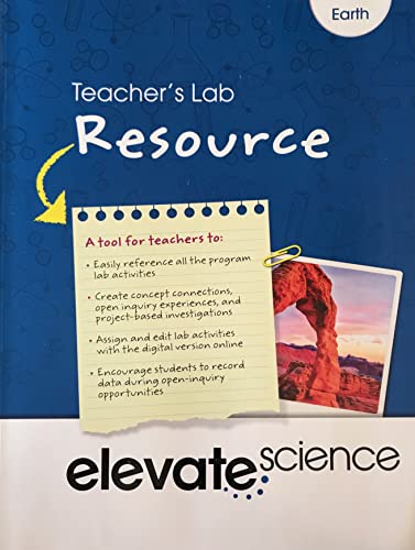 Stock image for Elevate Science, Earth, Teacher's Lab Resource, c. 2021, 9781418291983,1418291986 for sale by Walker Bookstore (Mark My Words LLC)