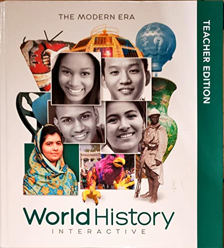 Stock image for World History Interactive, The Modern Era, Teacher ed., c.2022, 9781418332938, 1418332933 for sale by Allied Book Company Inc.