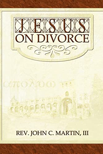 Beispielbild fr Jesus on Divorce zum Verkauf von Chiron Media