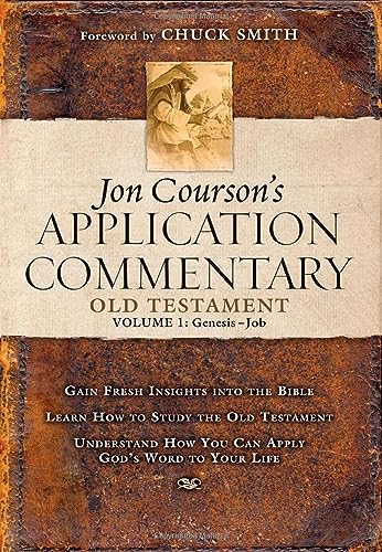 Beispielbild fr Jon Courson's Application Commentary: Old Testament Genesis-Job zum Verkauf von Books Unplugged