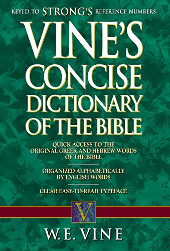 9781418501518: Vine's Concise Dictionary of Old and New Testament Words