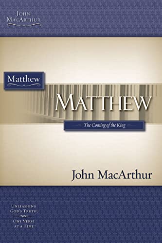 Beispielbild fr Macarthur Study Guide Series: Matthew (MacArthur Bible Studies) zum Verkauf von WorldofBooks