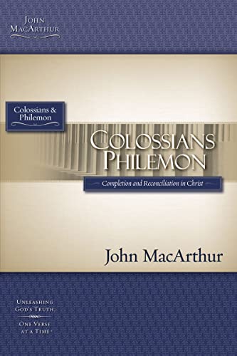 9781418509637: MACARTHUR STUDY GUIDE SERIES: COLOSSIANS/PHILEMON (MacArthur Bible Studies)