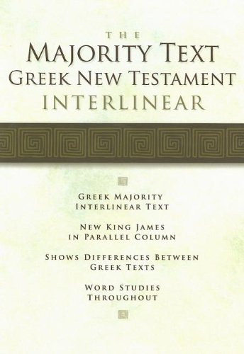 Stock image for The Majority Text Greek New Testament Interlinear (English and Greek Edition) for sale by HPB Inc.