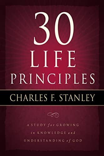 Imagen de archivo de 30 Life Principles (Life Principles Study) [Paperback] Stanley, Charles F. a la venta por Ocean Books