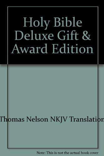 9781418533595: Holy Bible Deluxe Gift & Award Edition