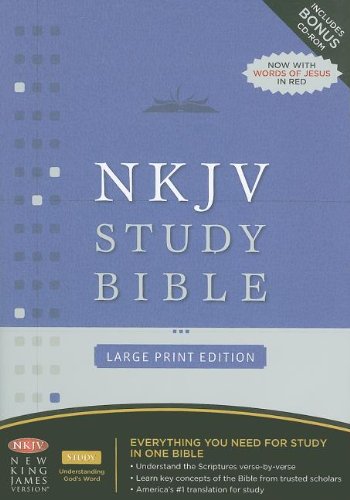 9781418542085: NKJV STDY BIBLE LP EDITION