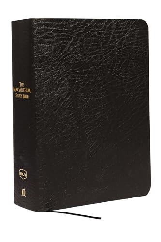 9781418542252: NKJV, The MacArthur Study Bible, Large Print, Bonded Leather, Black, Thumb Indexed: Holy Bible, New King James Version