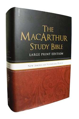Beispielbild fr The NASB, MacArthur Study Bible, Large Print, Hardcover, Thumb Indexed: Holy Bible, New American Standard Bible zum Verkauf von GF Books, Inc.