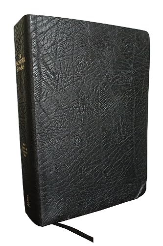 NASB MacArthur Study Bible/Large Print-Black Bond