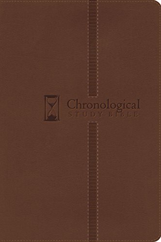 Stock image for The Chronological Study Bible: New King James Version Brown Leathersoft for sale by Once Upon A Time Books