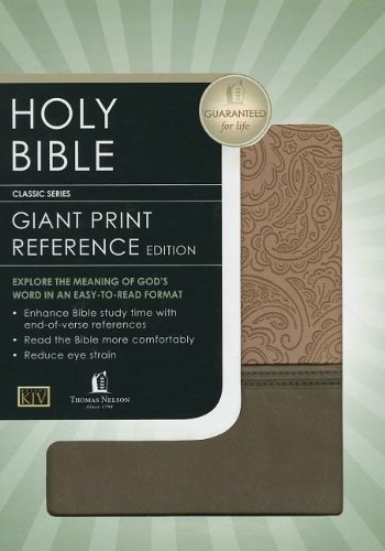 Beispielbild fr KJV Personal Size Giant Print End-of-Verse Reference Bible (Classic Series) zum Verkauf von Bookmans