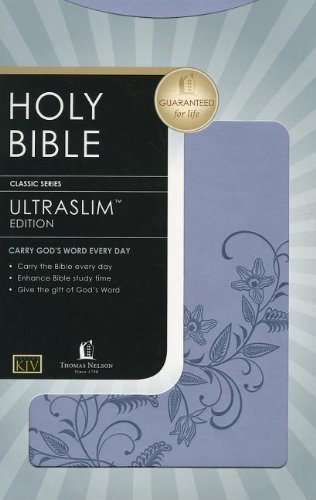 9781418544812: Holy Bible: King James Version Forget-Me-Not Blue Leathersoft UltraSlim