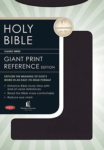 9781418545130: Holy Bible: New King James Version, Black, Leathersoft, Giant Print, Reference