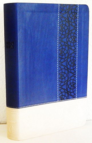 Stock image for Holy Bible: New King James Version, Sapphire Blue / Tuscany, Leathersoft, Giant Print Reference Edition for sale by Wonder Book