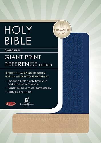 Beispielbild fr NKJV Personal Size Giant Print End-of-Verse Reference Bible zum Verkauf von Bookmans