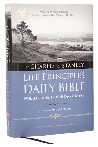 Beispielbild fr NKJV, Charles F. Stanley Life Principles Daily Bible, Hardcover: Holy Bible, New King James Version (Signature Series) zum Verkauf von GF Books, Inc.