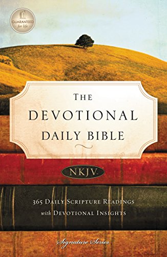 Stock image for The Devotional Daily Bible: New King James Version (Signature) for sale by SecondSale