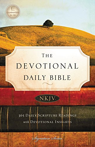 9781418549381: NKJV Devotional Daily Bible HB: 365 Daily Scripture Readings with Devotional Insights