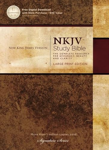 NKJV Study Bible, Large Print, Hardcover: Large Print Edition (9781418549961) by Thomas Nelson