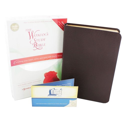 9781418549992: The Woman's Study Bible: New King James Version Burgundy Bonded Leather, Signature Series, Free Digital Download