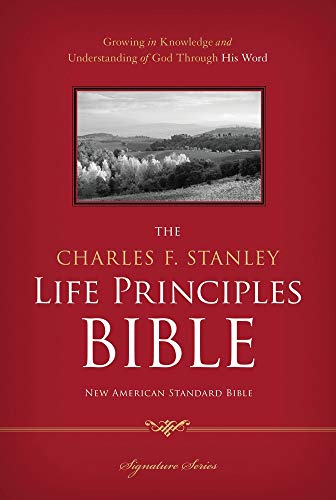 Imagen de archivo de NASB, The Charles F. Stanley Life Principles Bible, Hardcover: Holy Bible, New American Standard Bible a la venta por Book Deals