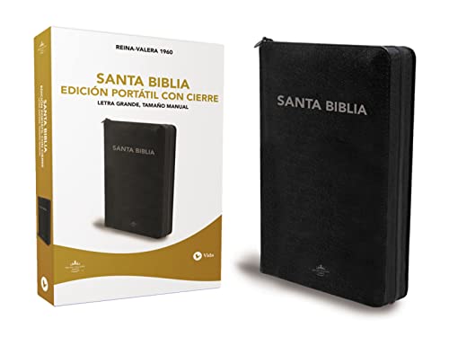 9781418598921: Santa Biblia / Holy Bible: Reina-Valera 1960 encuadernacion leathersoft con cierre edicion portatil tamano manual