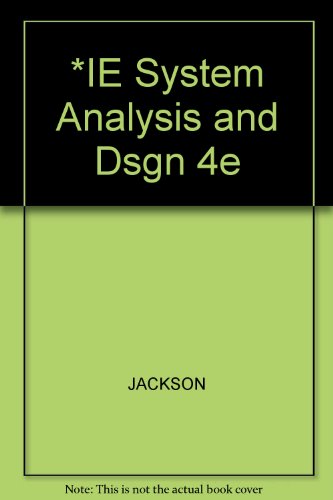 System Analysis & Design. (9781418836146) by Satzinger