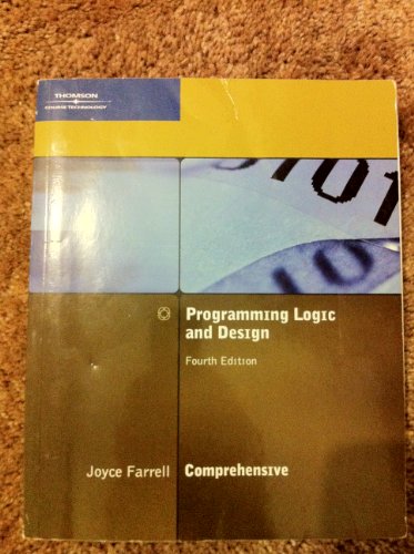 Imagen de archivo de Programming Logic and Design, Comprehensive a la venta por Better World Books