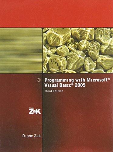 Stock image for Programming with Microsoft Visual Basic 2005 for sale by Better World Books