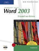 Imagen de archivo de New Perspectives on Microsoft Office Word 2003, Comprehensive, CourseCard Edition a la venta por HPB-Red