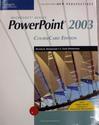 Beispielbild fr New Perspectives on Microsoft Office PowerPoint 2003, Brief, CourseCard Edition zum Verkauf von Ergodebooks