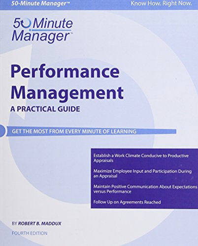 9781418889142: Performance Management (CRISP FIFTY-MINUTE SERIES)