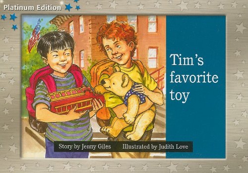Stock image for Tim's Favorite Toy: Individual Student Edition Blue (Levels 9-11) (PMS) for sale by ZBK Books