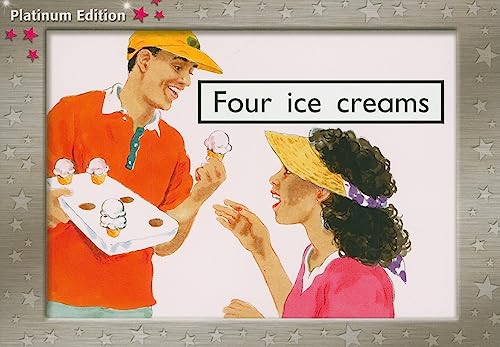 Stock image for Four Ice Creams: Individual Student Edition Magenta (Levels 1-2) (Rigby PM Platinum Collection) for sale by Jenson Books Inc