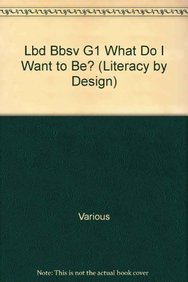 Imagen de archivo de Lbd Bbsv G1 What Do I Want to Be? a la venta por Better World Books