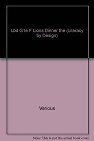 Beispielbild fr Rigby Literacy by Design: Leveled Reader Grade 1 The Lions Dinner zum Verkauf von Wonder Book