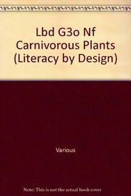 9781418937003: Rigby Literacy by Design: Leveled Reader Grade 3 Carnivorous Plants (Rigby Literacy by Design Readers, Grade 3)