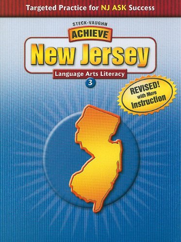 Stock image for Achieve New Jersey: Language Arts Literacy 3 (Revised with more instruction) for sale by GloryBe Books & Ephemera, LLC
